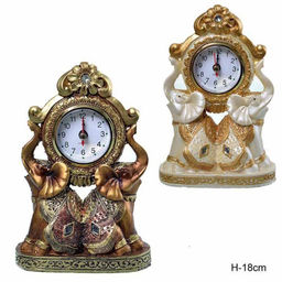 Часы статуэтка Слоны / 7153W /уп 48/ - Галеонтрейд фото 2