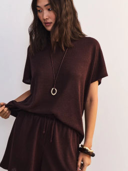 Футболка прямого кроя из вискозы ZR2605013420-27 / Zarina