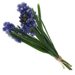 Цветы искусственные "Букет Гиацинтов", L10 W9 H27 см