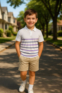 Beyaz Erkek Cocuk %100 Pamuk Cizgili Regular Kal?p Polo Yaka Orme T-Shirt TKDSS25TS00079