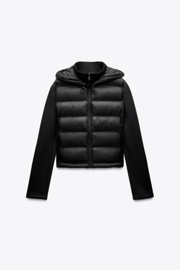 COMBINED PUFFER JACKET - Zara фото 8