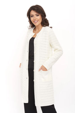 Кардиган 351979/молочный