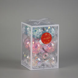 Ёлочные игрушки Калейдоскоп волна, шары новогодние, d=6 см, набор 12 шт., МИКС - Зимнее волшебство фото 2