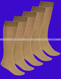 Цена за 5 шт. 5 ПАР - Ажур гольфы для бабушек с рисунком 21