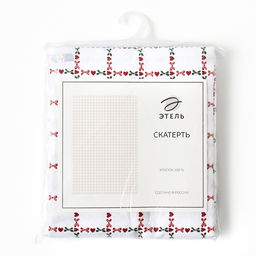 Скатерть Этель Flower Cage, 149?220 см, 100% хлопок, рогожка 186 г/м?