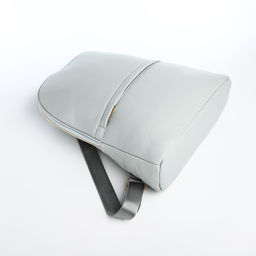 Рюкзак женский из искусственной кожи на молнии, 2 кармана, цвет светло-голубой - Simaland фото 4