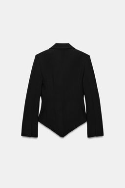 BLAZER ASIM?TRICA ZW COLLECTION / Negro - Zara фото 4
