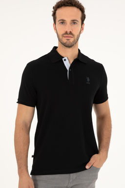 U. S. Polo Assn / Мужская черная базовая футболка - U.s. polo assn фото 3