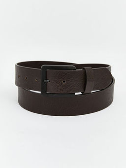 Deri G?r?n?ml? Erkek Kemer 2li