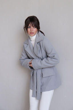 Martichelli Куртка утеплённая светло-серая  фото 13