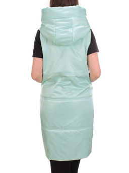 M006 MENTHOL Жилет женский демисезонный (100 гр. синтепон) - Фабричный китай фото 5