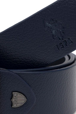 Мужской темно-синий ремень - U.s. polo assn фото 4