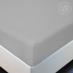 Простыня на резинке Серый 180х200х20/1 шт. - 180х200х20 Трикотаж
