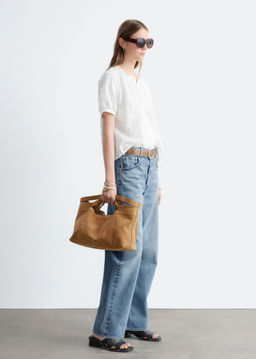 Blusa de corte holgado con mangas abullonadas - H&m фото 6