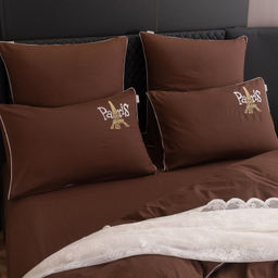 Комплект постельного белья Mood of Paris на резинке MPR002 160*200*35 2 спальный 4 Наволочки