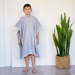 Полотенце-пончо Крошка Я Гномик, цвет серый, размер 24-32, 100 % хлопок, 320 г/м2  фото 14