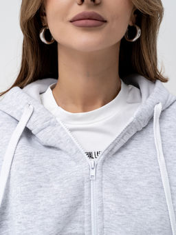 Толстовка жен.арт.1146-1,серый меланж - Binita фото 5