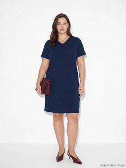 V Yaka A Kesim Elbise