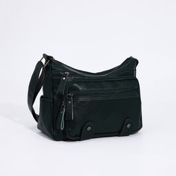 Сумка-мешок на молнии, цвет зелёный - Simaland фото 4