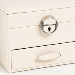 Шкатулка кожзам для украшений Белые облака 16х16х11,8 см - Simaland фото 3