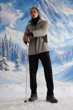 DeFactoFit Kal?n Jogger Esofman Alt? Standart Fit Cepli Sporcu Beli Lastikli