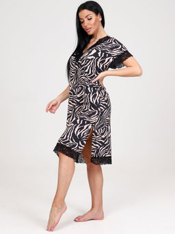 03 СОРОЧКА ЖЕНСКАЯ (Зебра/бежевый) - А-дина фото 4