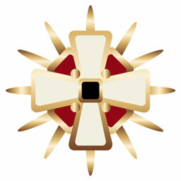 Брошь Винтаж №7 Red