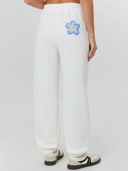 Брюки женские белые с печатью - Mark formelle фото 2