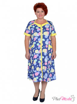 Халат Модель №1517 размеры 44-84 - Plusmoda фото 6