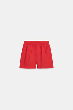SHORTS FLUIDOS CINTURA EL?STICA / Rojo - Zara фото 7