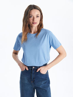 Bisiklet Yaka Kad?n Ti??rt