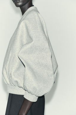 SOFT OVERSIZE BOMBER JACKET - Zara фото 3