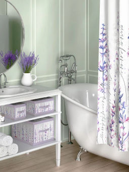 VAL HL-ZIP-LMS Набор кофров д/хран.с молн.,3шт.,40*30*25см,30*28*15см,30*15*15см,HERBARIUM LAVENDER, шт