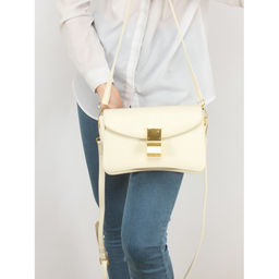 Сумка женская искусственная кожа Ch&K-803, 1отд, плечевой ремень, белый SALE 253365 - Adelia фото 5