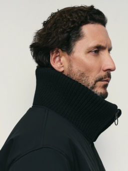 Куртка-бомбер утепленная с широким воротником / Zarina  фото 3