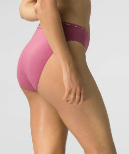 ATLANTIC 3CLP-010 Трусы спорт с высокой посадкой High Sport Leg - набор 3 шт. темно-синий + темно-розовый + розовый  фото 4