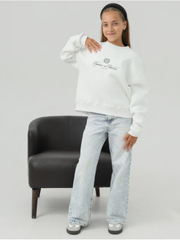 Свитшот Начес Элегант Какао Девочка - София фото 19