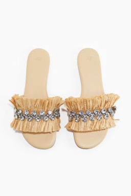 Rhinestone-embellished sandals - H&m фото 4