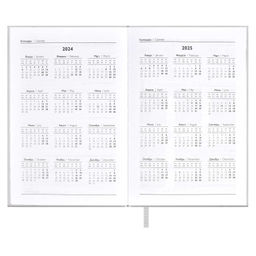 Ежедневник датированный 2024 ESCALADA, А5, 176 л., арт. 63747/ 15 ПЛОНЖЕ МЕТАЛЛИК СЕРЕБРЯНЫЙ  фото 5