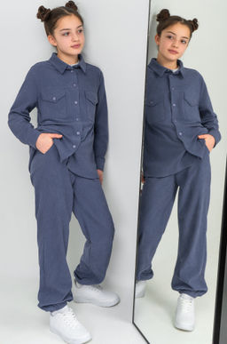 Вельветовый костюм для девочки Happyfox