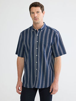 Regular Fit ?izgili Arm?rl? Erkek G?mlek