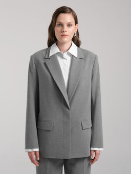 Жакет с эффектом многослойности