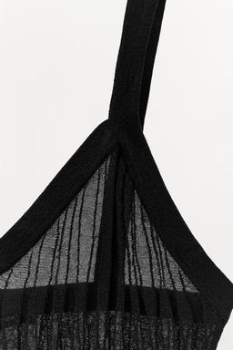 SPARKLY RIB KNIT TOP - Zara фото 7