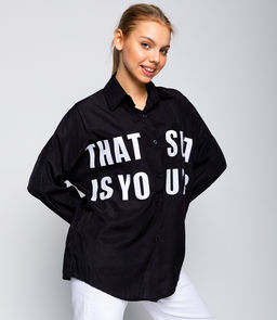 Рубашка #КТ41019, чёрный - Dommod фото 3