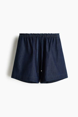 Pantal?n corto en denim con cord?n de ajuste - H&m фото 2