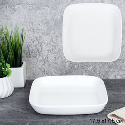 Тарелка квадратная 17 см / L10 /уп 54/