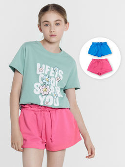 Шорты для девочек в наборе, 2 шт