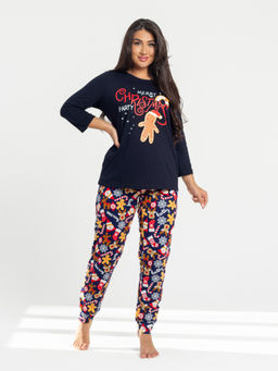 Пижама женская кулирка с брюками "ПРЯНЯ"