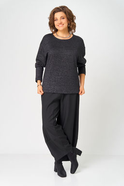 Джемпер Bliss 08378 черный с люрексом