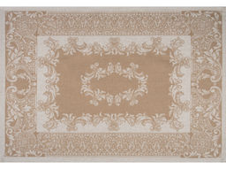 07с-39ЯК 50*70 Полотенце "Акантус" цв. теплый бежевый